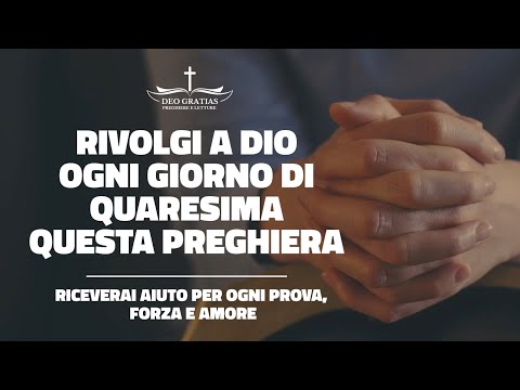 Preghiera Rivolta a Dio