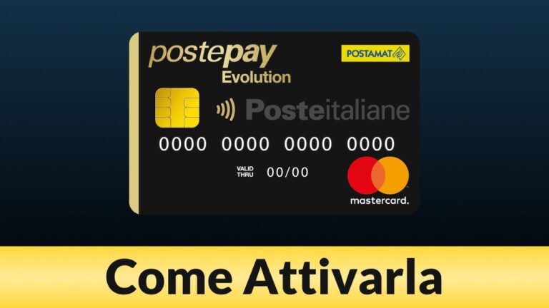 Attivare postepay evolution sostitutiva