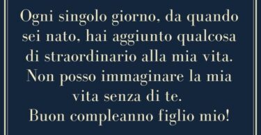 Lettera a un Figlio Maschio per il Suo Compleanno