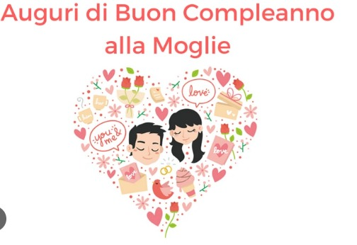 Lettera di Buon Compleanno a Mia Moglie