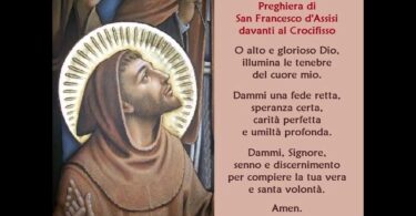 Preghiera a Gesù Crocifisso di San Francesco